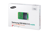 850 EVO mSATA パッケージ斜め 1TB