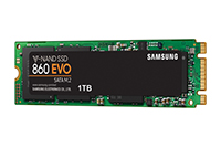 SSD 860 EVO m.2 1TB本体斜め1