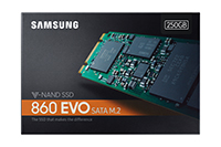 SSD 860 EVO 250GB パッケージ正面