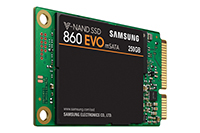 SSD 860 EVO 250GB mSATA 本体斜め2