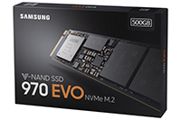 SSD 970 EVO 500GB 本体正面