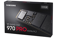 SSD 970 PRO 512GB 本体正面