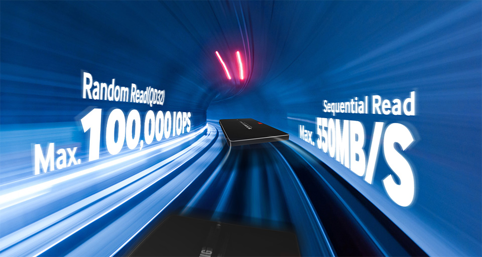 業界をリードする 3D V-NAND SSD によるパフォーマンスの大幅な向上