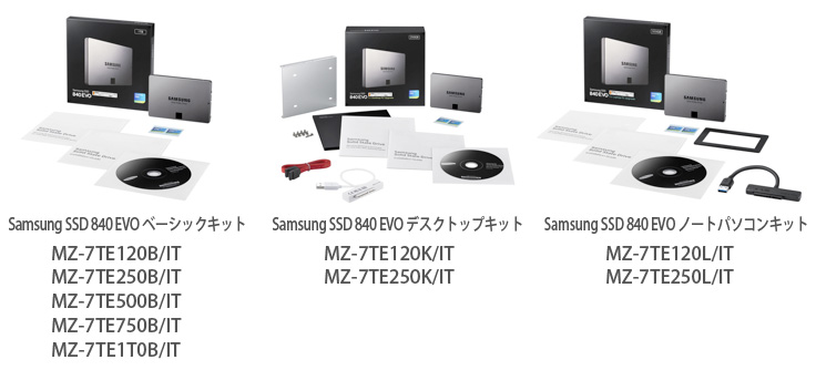 従来比3倍※のパフォーマンスを引き出す「ターボライトテクノロジー」搭載、最大容量1TBモデル Samsung SSD 840 EVOシリーズを8月上旬より発売 image