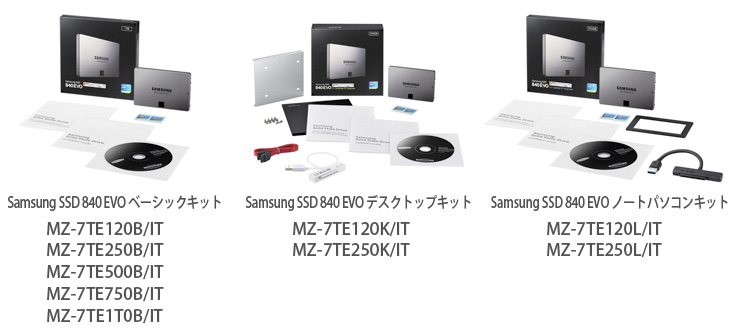 従来比3倍※のパフォーマンスを引き出す「ターボライトテクノロジー」搭載、最大容量1TBモデル Samsung SSD 840 EVOシリーズを8月上旬より発売 image