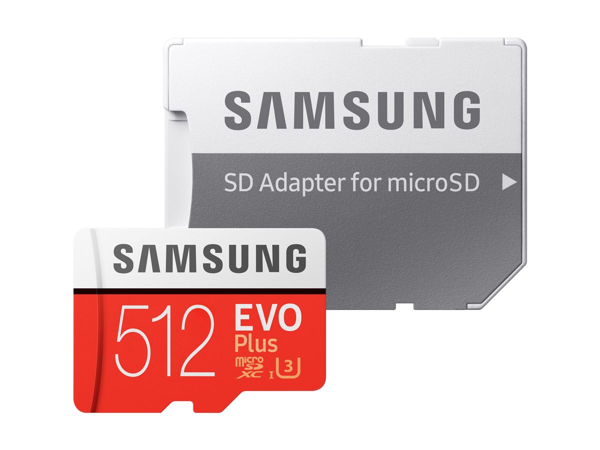 SAMSUNG Evo plus 512GB microSD card