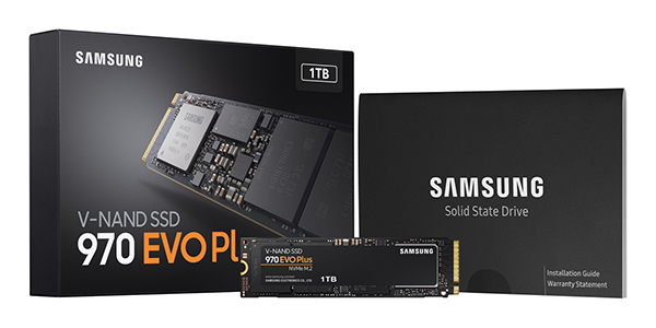 書き込み速度が従来モデルより最大53％向上 Samsung NVMe M.2 SSD「970 EVO Plus」を2月上旬より販売～PC版「レインボーシックス　シージ　アドバンスエディション」をバンドルした500GBモデルも同時発売～ image