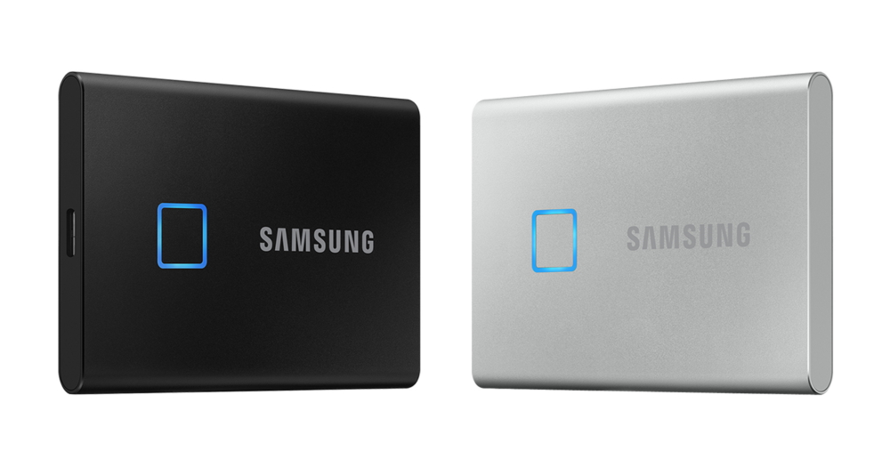 最大転送速度1,050MB/s、指紋認証機能を搭載した｢Samsung Portable SSD 