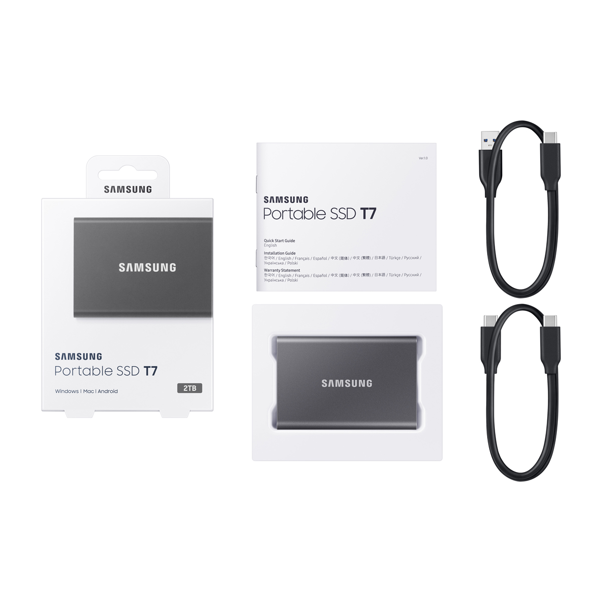 SALE／56%OFF】 Samsung T7 Touch 2TB USB3.2 Gen2対応 正規代理店保証