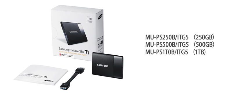 Samsung Portable SSD T1シリーズ 5年保証モデル」発売開始 – ITG