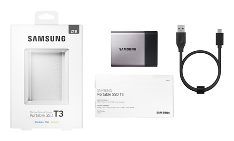 Samsung SSD T3シリーズ